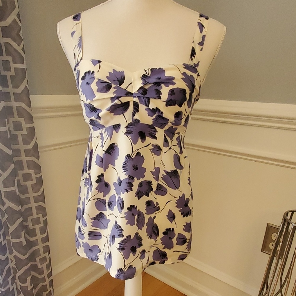 The Limited Purple Floral Silk Camisole Women Size XS